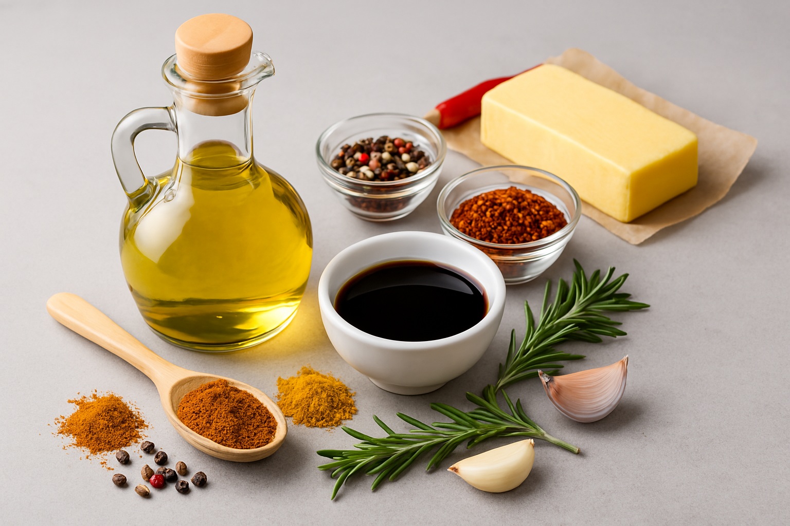 Dầu ăn, nước chấm, gia vị